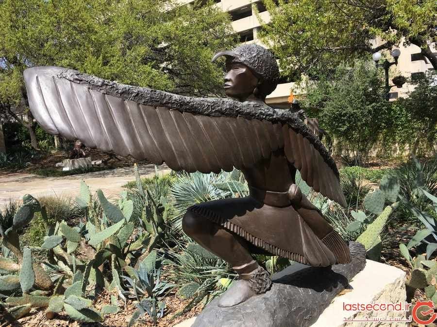 باغ پر رمزوراز مجسمه ها در تگزاس