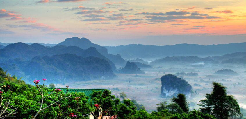 زیباترین کوه های تایلند