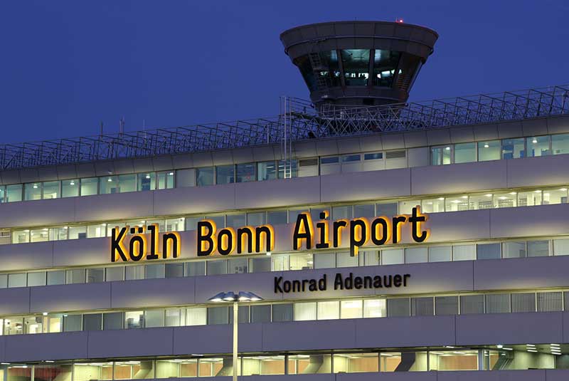 معرفی فرودگاه بزرگ کلن بن در کشور آلمان