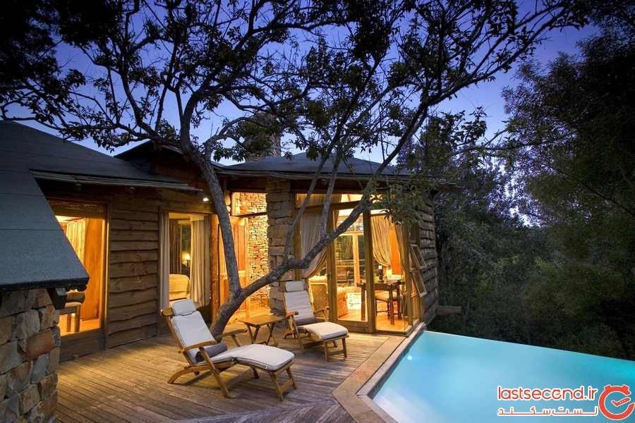 هتلی در میان جنگل های آفریقای جنوبی