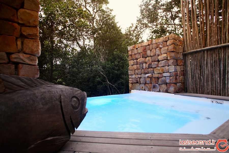 هتلی در میان جنگل های آفریقای جنوبی