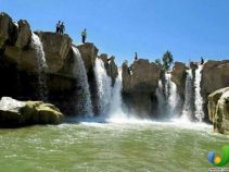 آبشار زیبای آفرینه در استان لرستان