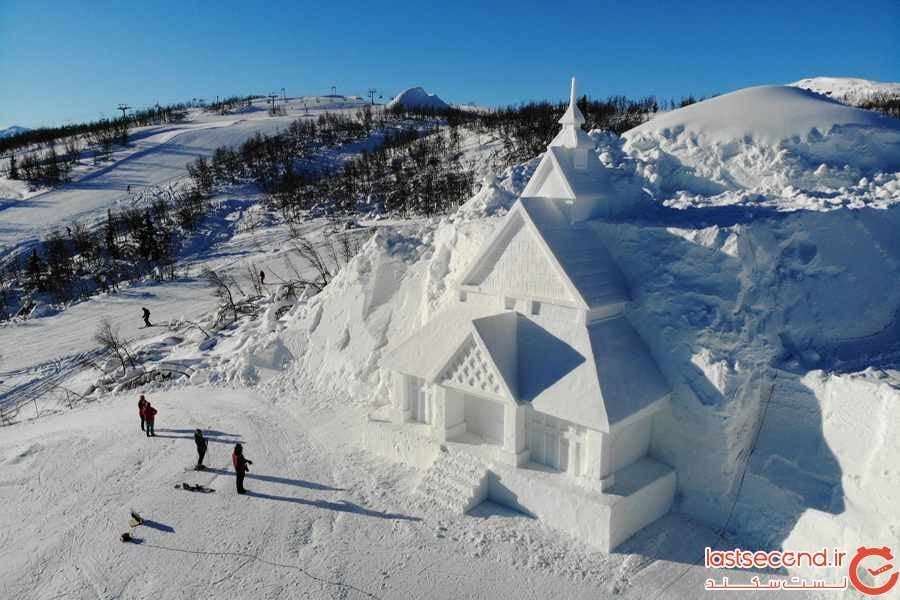 کلیسای یخی ، جاذبه ای چینی در نروژ !