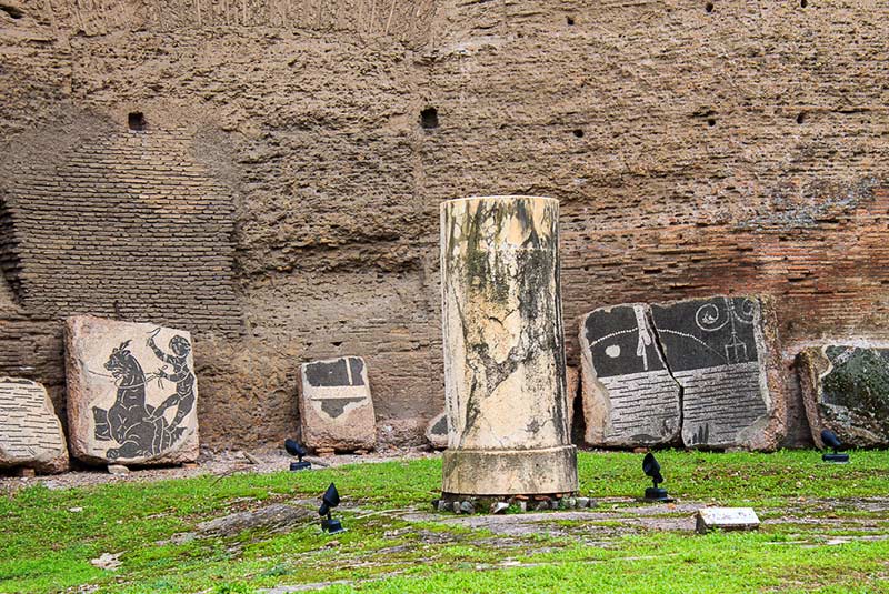 حمام عمومی کاراکالا  در رم ، تاریخ روم باستان