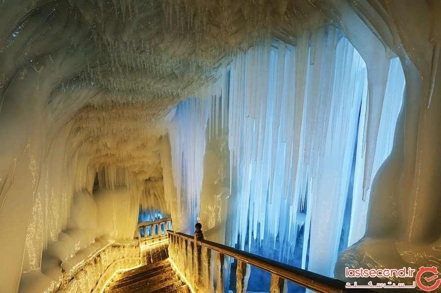 غارهای یخی که در تابستان ذوب نمی‌شوند