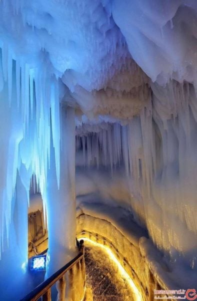 غارهای یخی که در تابستان ذوب نمی‌شوند