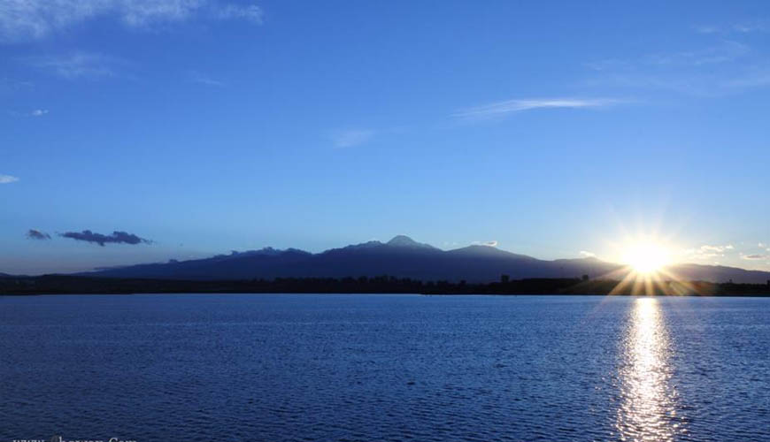 دریاچه شورابیل اردبیل یکی از بزرگترین دریاچه های درون شهری
