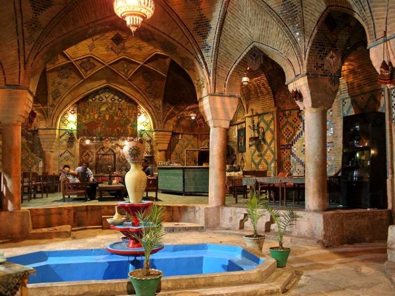 حمام نوبر تبریز ، سفره خانه سنتی شهریار تبریز