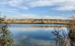 دریاچه برم شور ماهور از جاذبه های طبیعی فارس