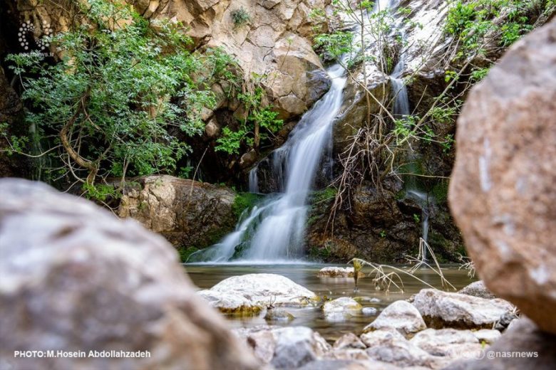 آبشار دربند الوانق از جاذبه های طبیعی و زیبای آذرشهر