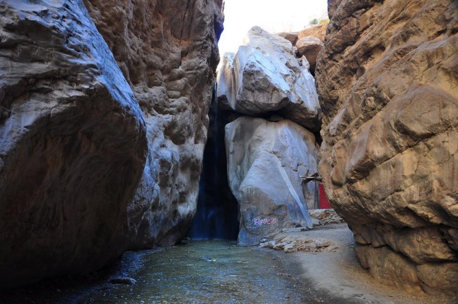 آبشار رود معجن یکی از نقاط دیدنی و زیبای تربت حیدریه