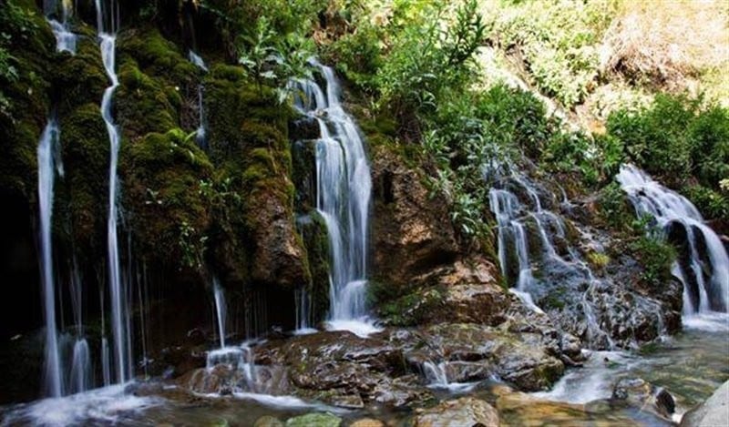 آبشار هفت چشمه ، آبشاری زیبا در جاده‌ چالوس