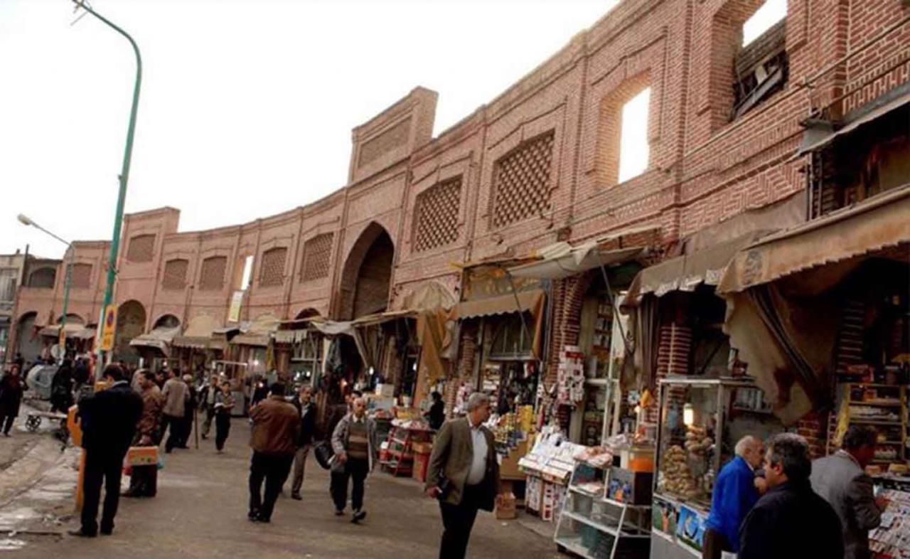 بازار تاریخی ارومیه یکی از پربازدیدترین بازار های ایران