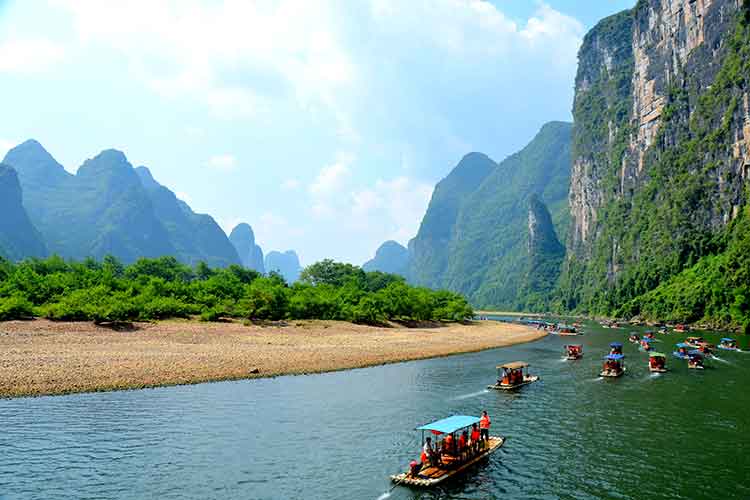 رودخانه لی ، زیباترین رودخانه چین
