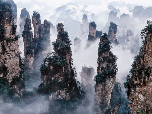 کوهستان تیانزی ، زیباترین و عجیب ترین کوهستان دنیا