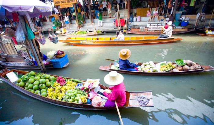 بازار شناور پاتایا ، بزرگترین بازار شناور در تایلند