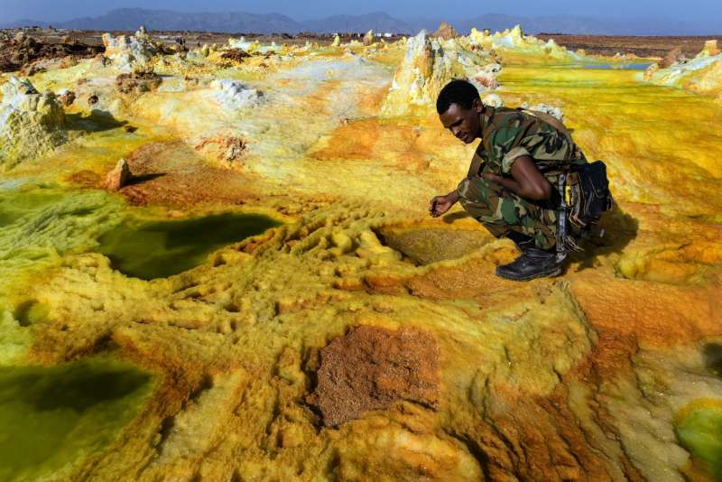 بیابان داناکیل اتیوپی ، زیباترین رویای جهنمی روی زمین