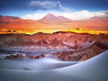 بیابان آتاکاما ، یکی  از خشک‌ترین بیابانهای دنیا