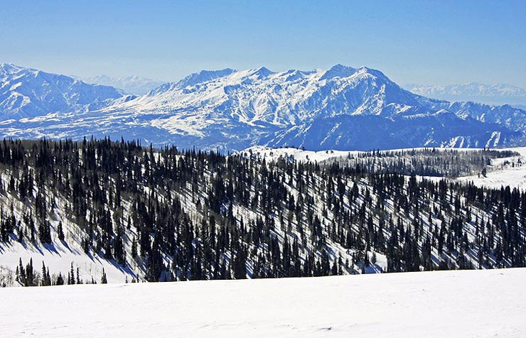 ۹ مورد از بهترین اماکن اسکی در ایالت یوتا آمریکا