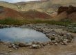 چشمه آب گرم در جزین استان سمنان