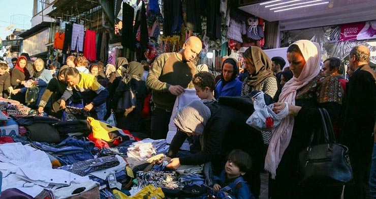 بازار بزرگ رشت بزرگترین بازار روباز ایران