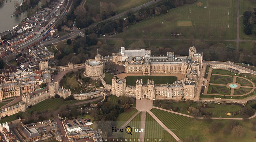 قصر ویندسور انگلستان  بزرگ ترین و قدیمی ترین قلعه ی دنیا