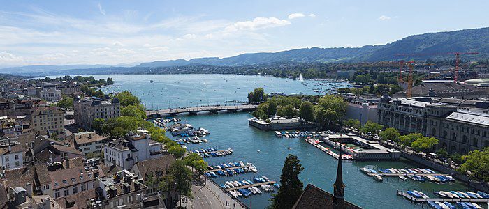 جاذبه ی گردشگری زیبای دریاچه زوریخ سوئیس