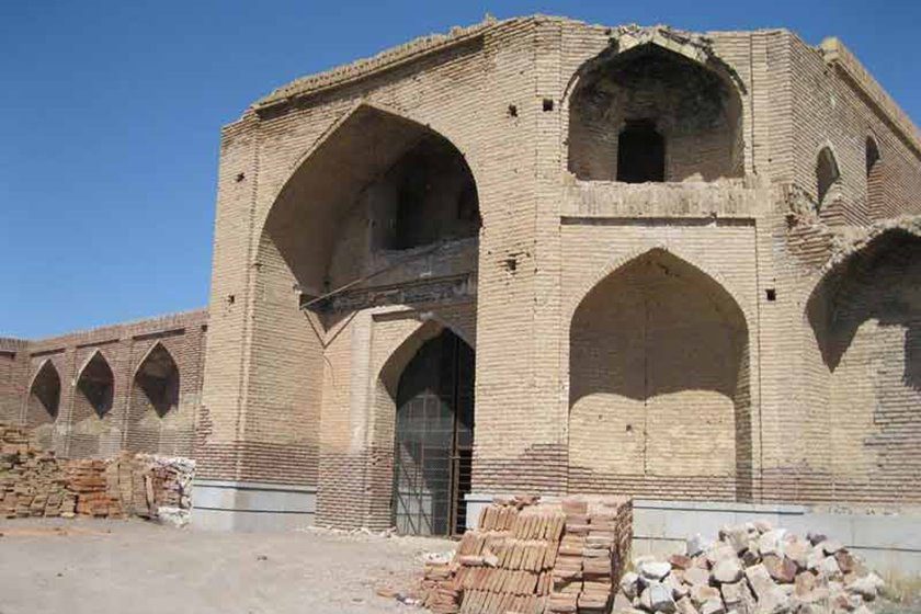کاروانسرای جمال آباد میانه نمایانگر تاریخ و تمدن ایرن