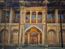 نمای قدیمی از دوران قاجار در خانه حبیبی ها