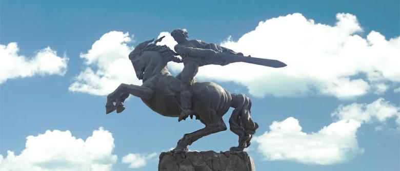 مجسمه ساسونتسی داوید | از پهلوانان میهنی ارمنستان