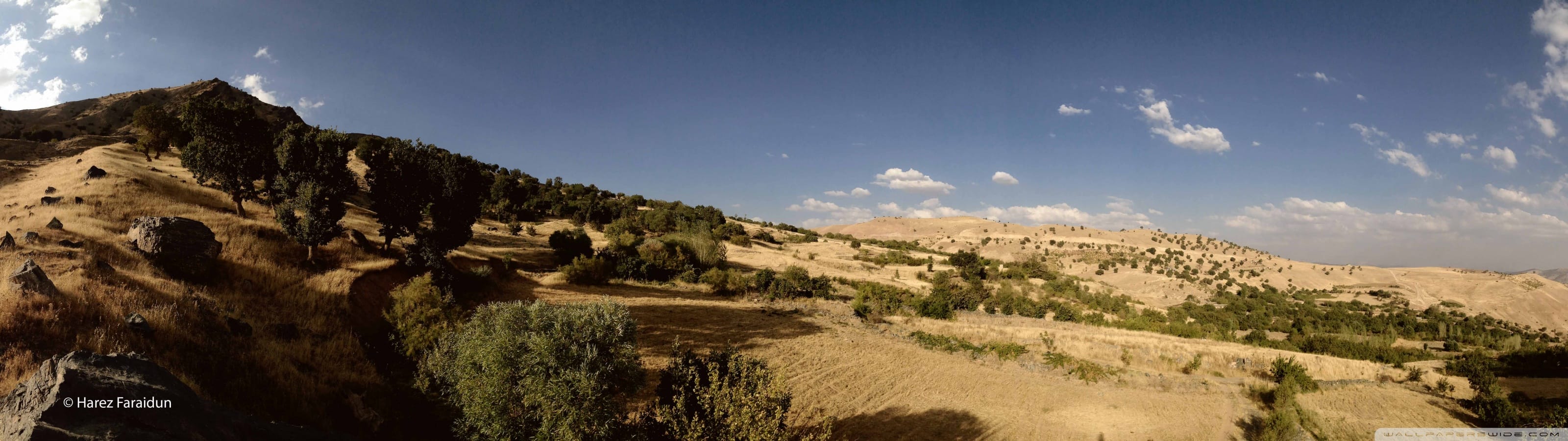 نمای پانوراما از اورامانات کردستان