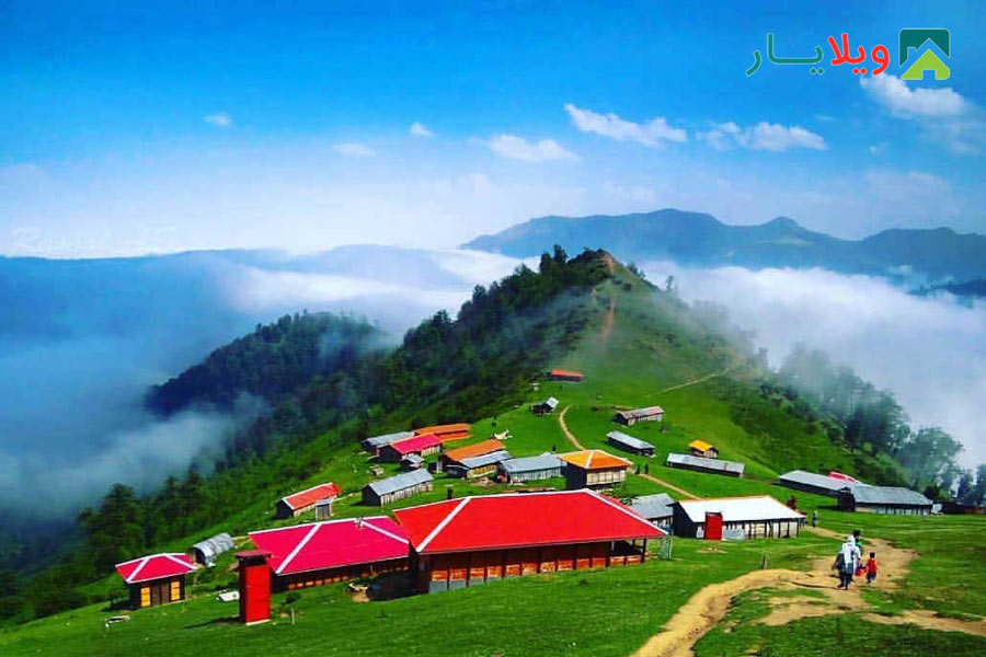 طبیعت مه آلود دشت النزه
