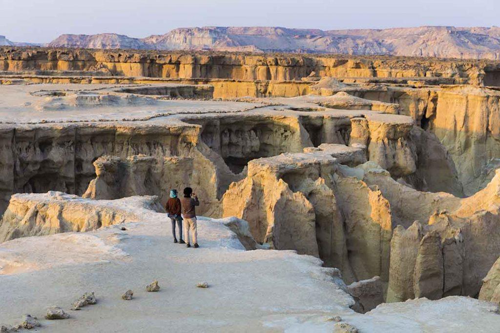 نمای هوایی شگفت‌انگیز از دره ستارگان قشم