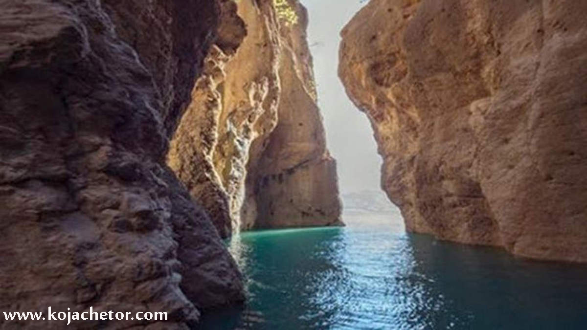 نمایی شگفت‌انگیز از دیوارهای مرتفع تنگه قاسمی ایذه
