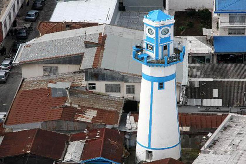 معماری آجری مناره انزلی