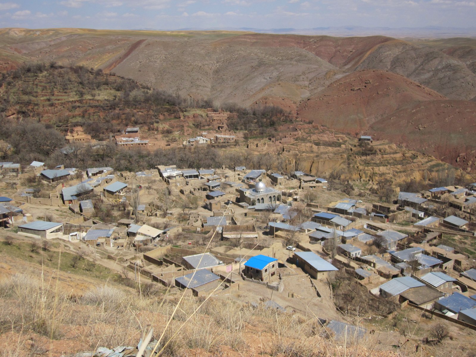 نمای روستای تاریخی خوئین زنجان