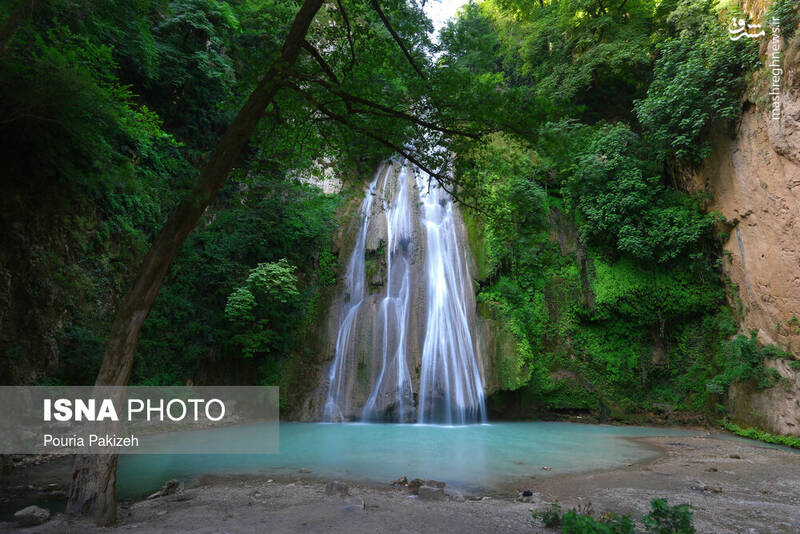 مسیر جنگلی دسترسی به آبشار لوه