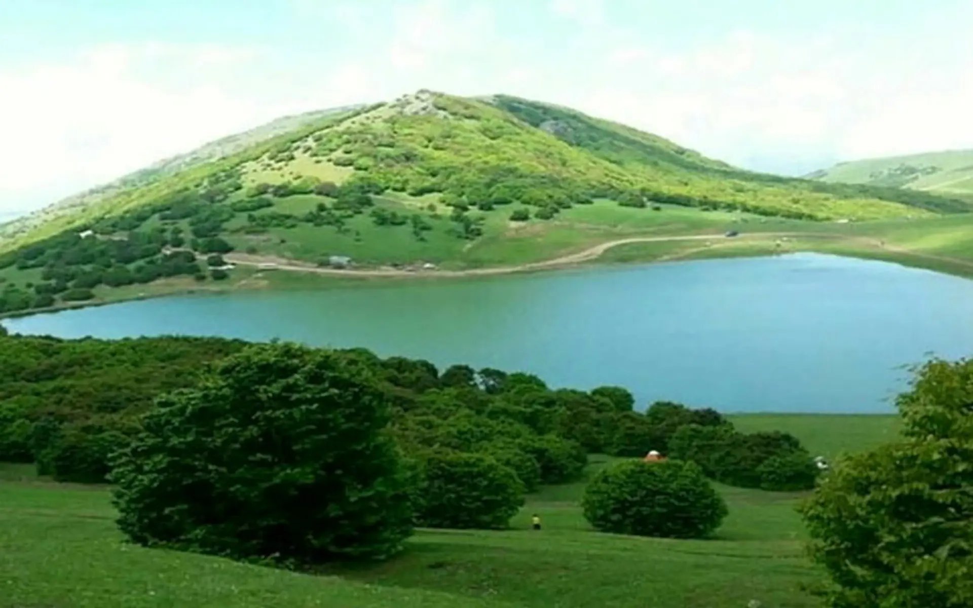 Soha Lake Spring Landscape