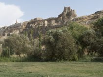 نمای کلی قلعه تاریخی وان از سمت شمال غربی در ترکیه