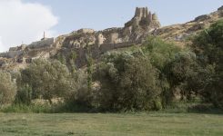 نمای کلی قلعه تاریخی وان از سمت شمال غربی در ترکیه