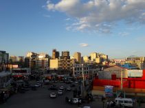 شهر سرعین اردبیل و دامنه کوه سبلان